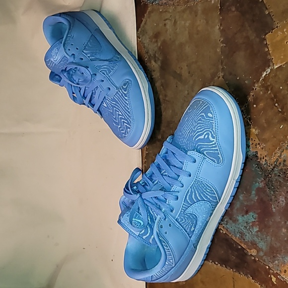 Nike Dunk Low Prm. University Blue TOPOGRAPHY. Men's size 13 - Picture 16 of 16